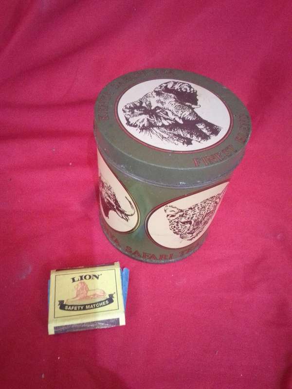 Vintage 'Big Five' Kenya Safari Tea Tin