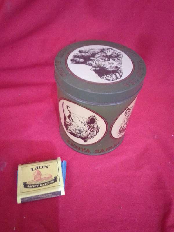 Vintage 'Big Five' Kenya Safari Tea Tin