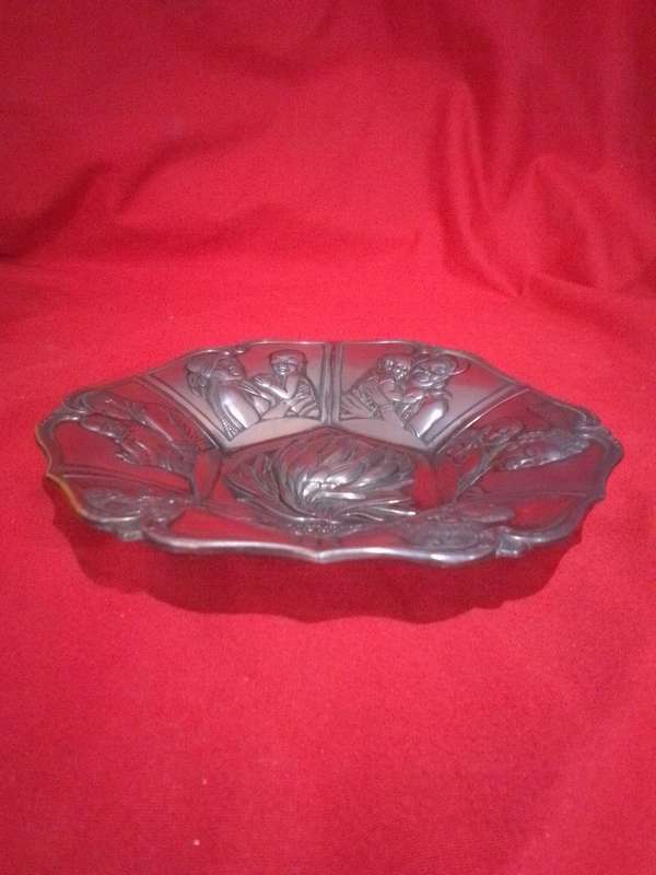 Retro South African Ethnic Themed Souvenir Sweet / Fruit Bowl