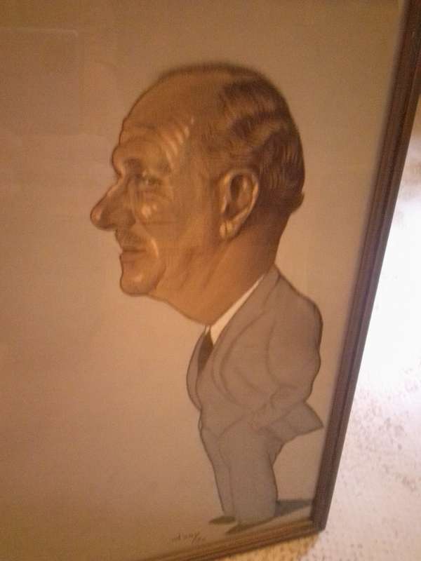 Stunning Pastel 'Portrait of a Man' Signed d'ory 1952