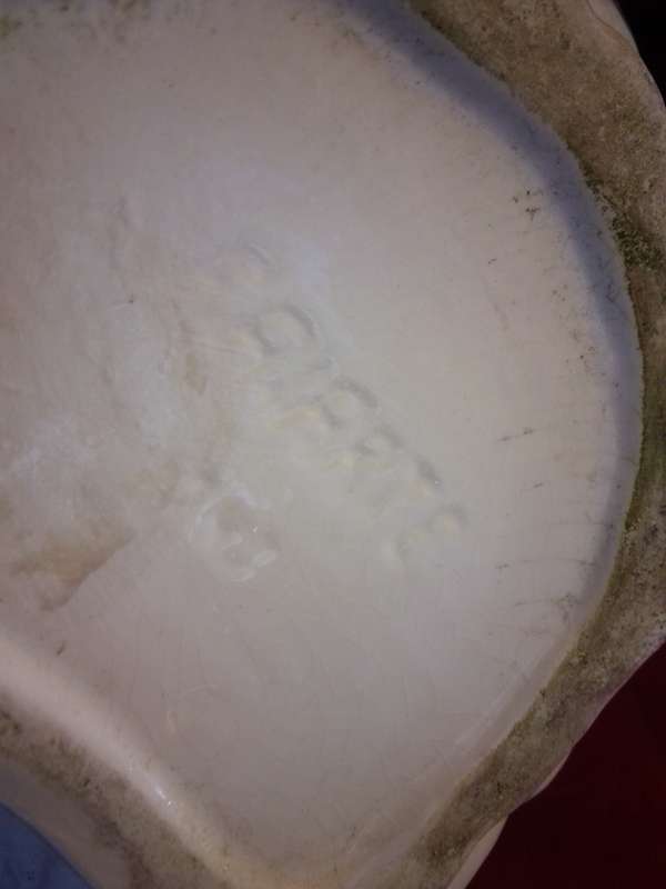 Large Vintage Faiarte Ceramic Dove Planter