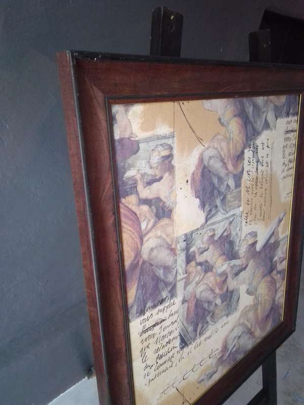 1994 Timney Fowler Limited Fabric Artwork 'The Librarian'