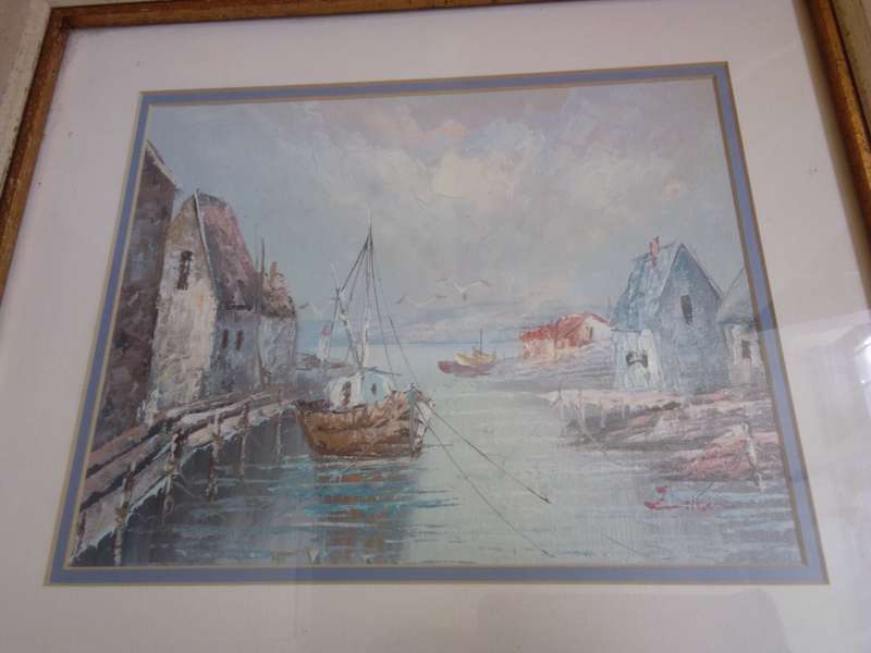 Stunning Original Oil on Board - 'Seascape' - Cannot Identify Artist Through This Signature