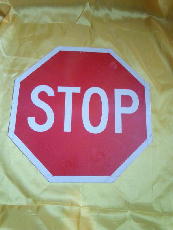 Sheet Metal Stop Sign