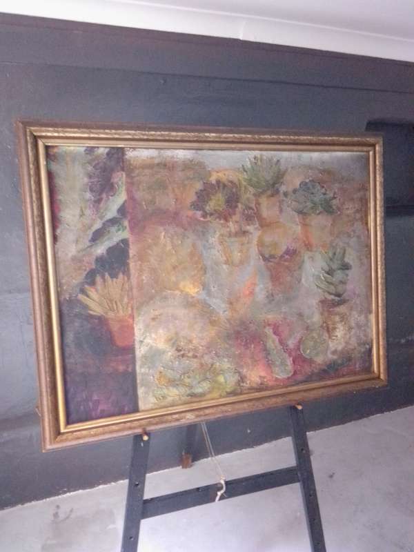 Circa 1932 Oil on Canvas 'Still Life' Signed
