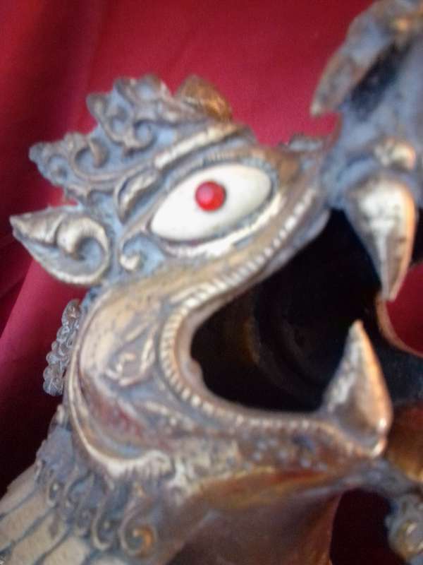 Large (Heavy) Highly Detailed Vintage Brass & Bronze Chinese Imperial Dragon
