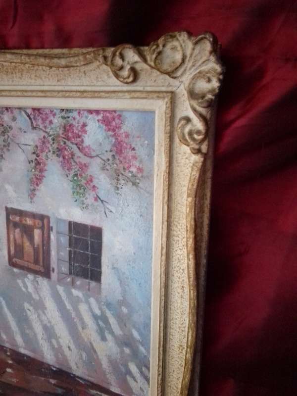 Rare Oil on Board by 20th-C SA Artist Madeleine Rogers - Signed & Dated 75