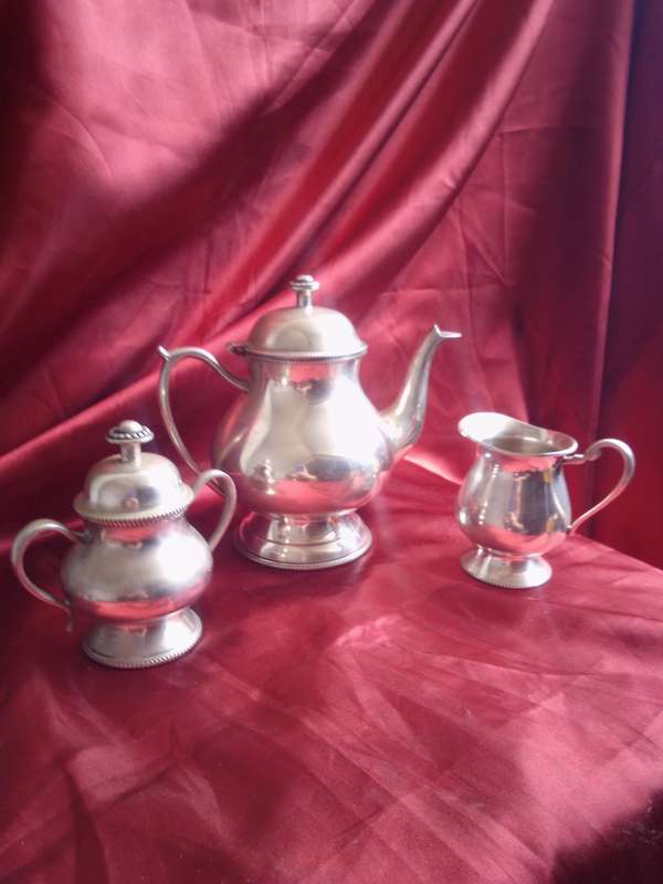 Circa 1940's Silver plated Tea Set