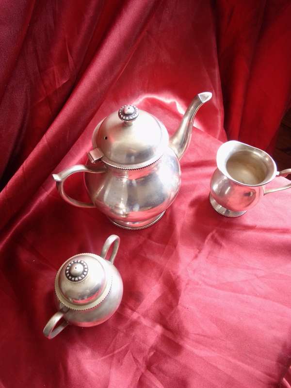 Circa 1940's Silver plated Tea Set