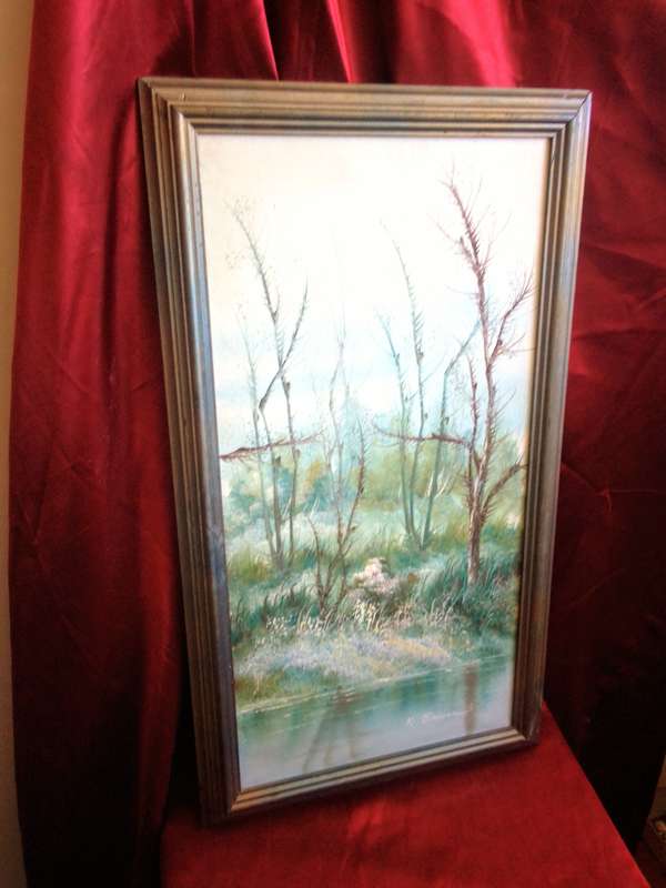 Popular 20th-C Canadian Artist K. Beiber Oil On Canvas - Signed