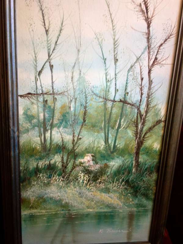 Popular 20th-C Canadian Artist K. Beiber Oil On Canvas - Signed