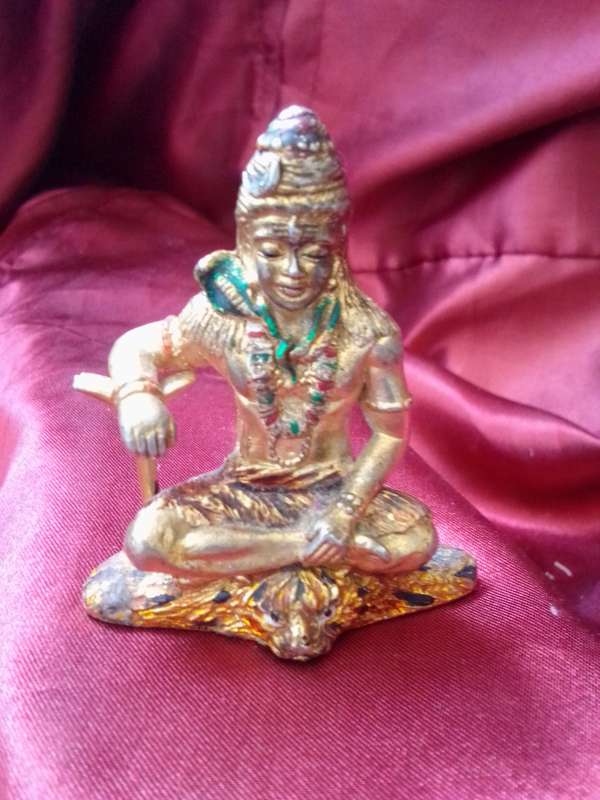 Vintage Jyoti Cast Iron Handpainted Figure