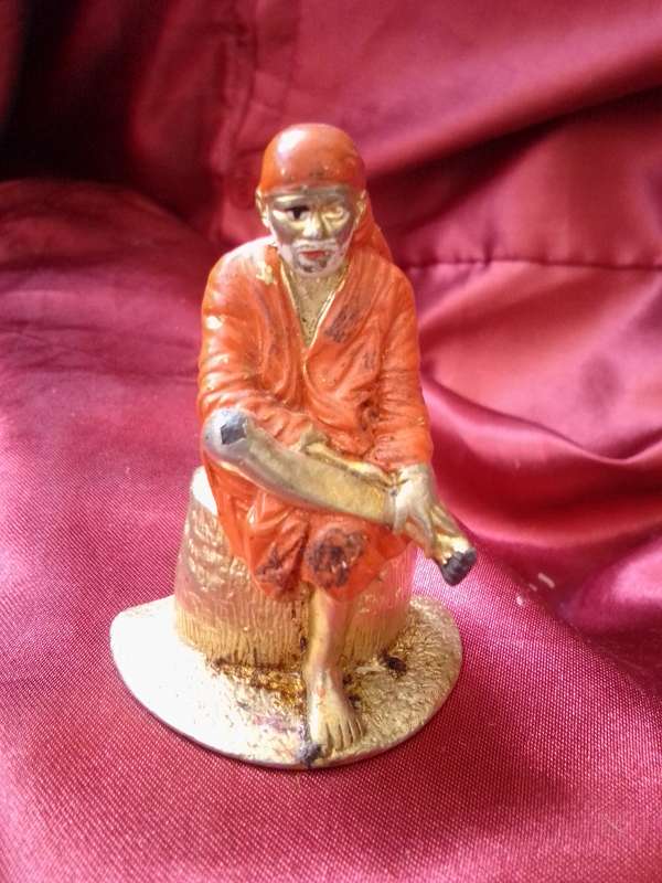 Vintage Jyoti Cast Iron Handpainted Figure