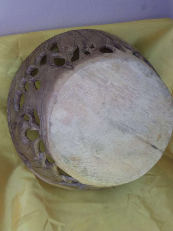 Vintage Hand carved African Wooden Bowl