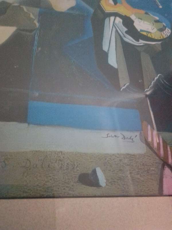 Famous Spanish Artist Salvador Dali (1904 - 1989) Signed Print