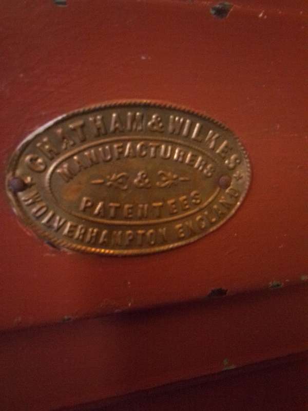 Rare 1800's Chatham & Wilkes Steel Trunk