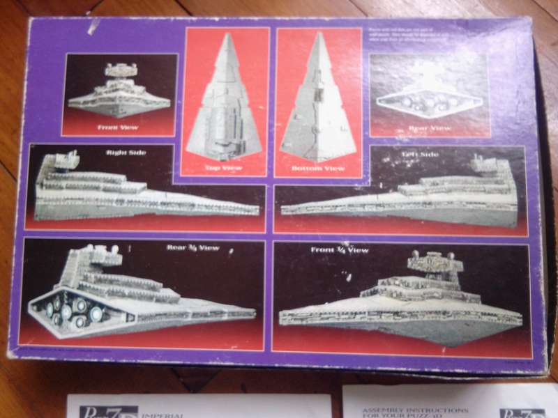 1996 Lucasfilm Milton Bradley Star Wars 3D Imperial Star Destroyer Puzzle