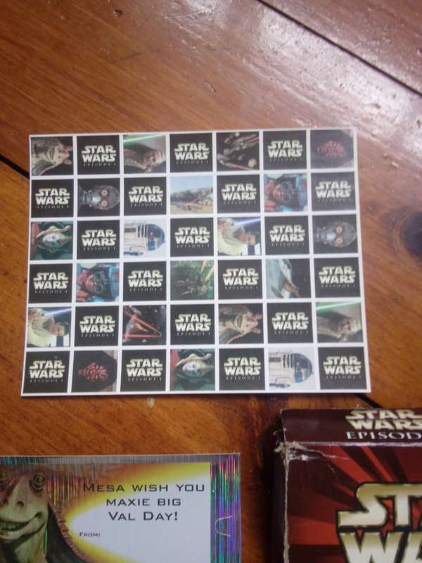 1999 Star Wars Episode I Deluxe Valentines Cards In Original Box