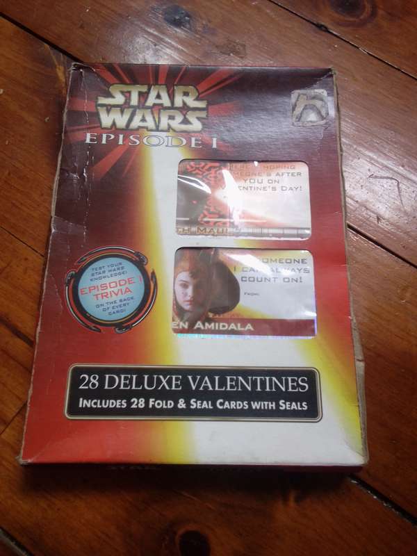 1999 Star Wars Episode I Deluxe Valentines Cards In Original Box