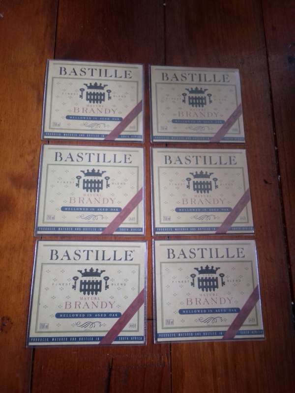 Set of 6 Bastille Brandy Coaster Mats