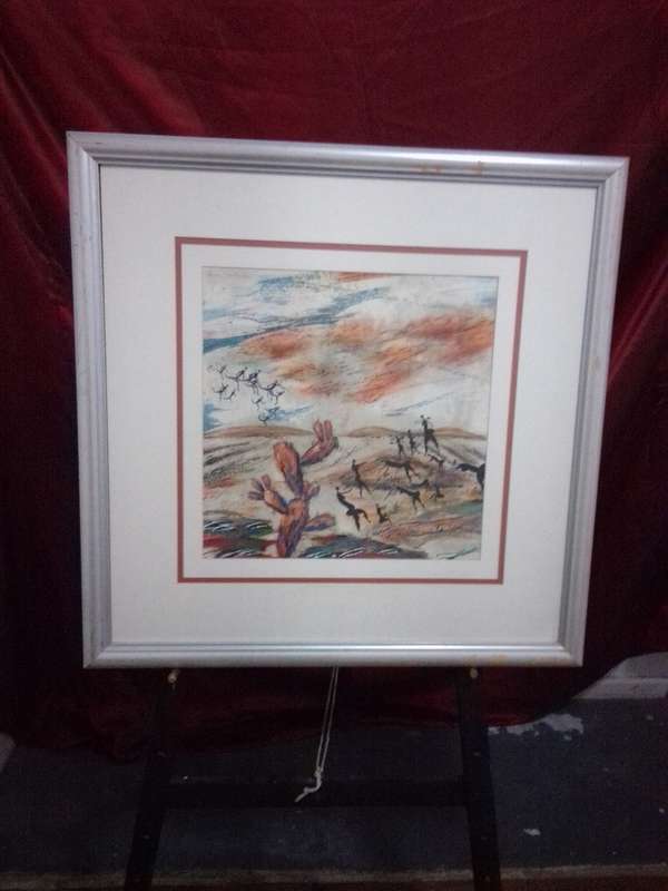 Award Winning SA Artist Henk Serfontein (1971 - ) 'Prickly Pear & Other Myths' Signed & dated 96