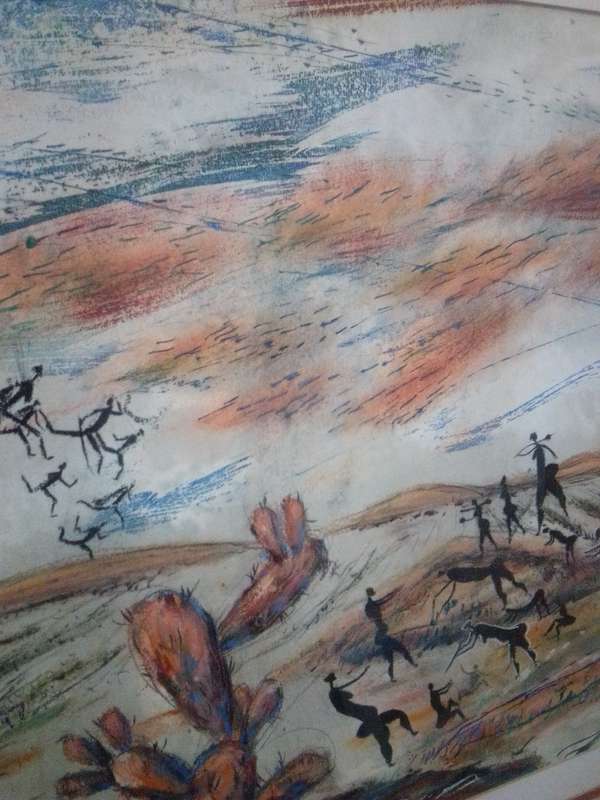 Award Winning SA Artist Henk Serfontein (1971 - ) 'Prickly Pear & Other Myths' Signed & dated 96