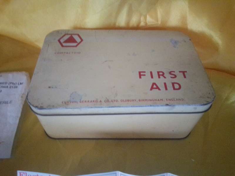 Vintage Cuxson, Gerrard & Co First Aid Tin With Extras