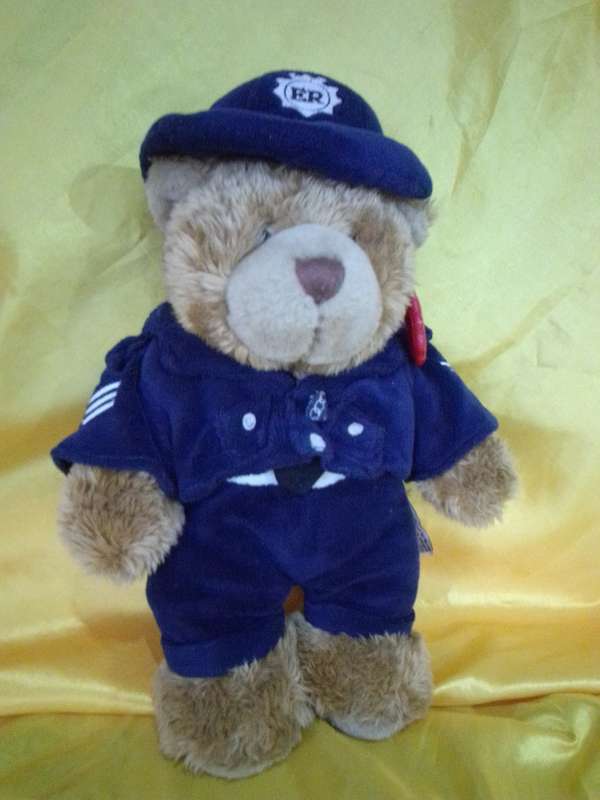 Original Collectable Keel Toys 'policeman' Soft Toy