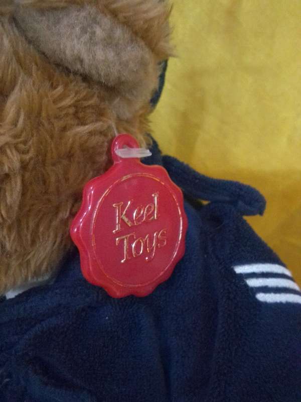 Original Collectable Keel Toys 'policeman' Soft Toy