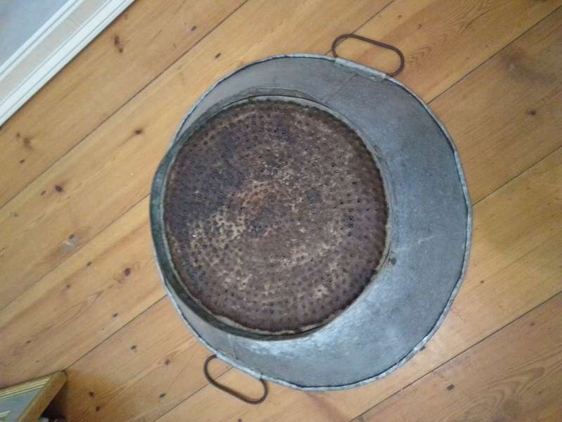 Vintage (1900 - 1949) Galvanized Coffee Roasting Drum
