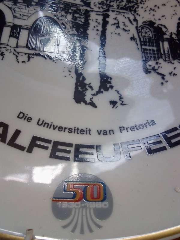 Rare Limited No 485 of 500 Pretoria University HALFEEUFEES Plate 1930 - 1980