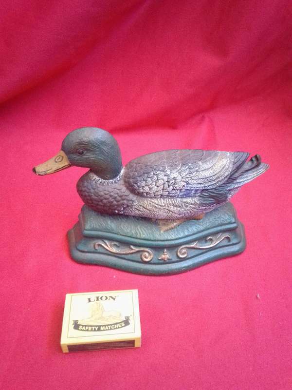 Vintage Wright Studios Cast Iron Door Stopper