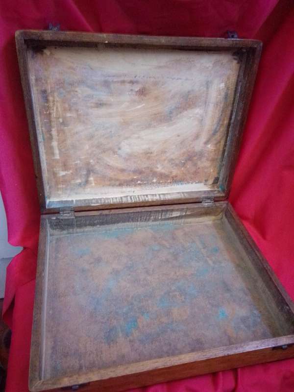Antique Oak Cutlery Canteen (Box only)