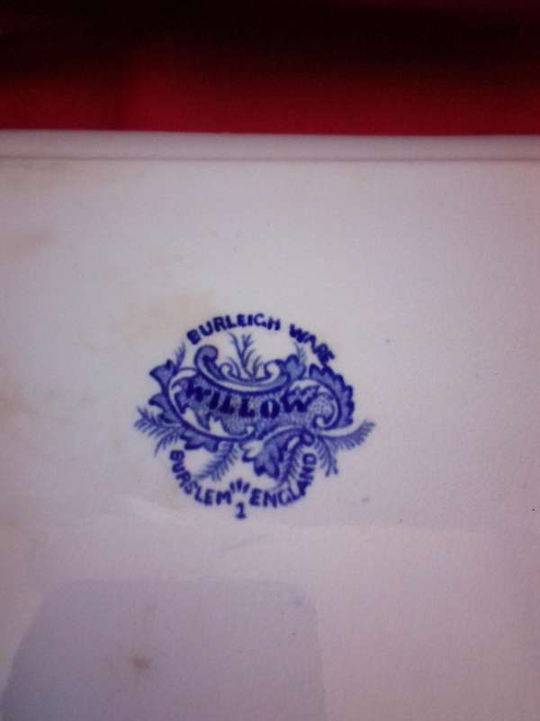 1930's Burleigh Ware 'Willow' Serving Platter