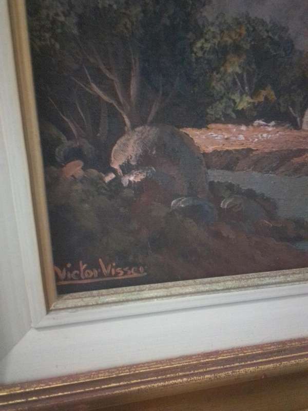 Stunning 'Landscape' Oil on Board by Internationally Acclaimed SA Artist Victor Visser (1907 - 1995)