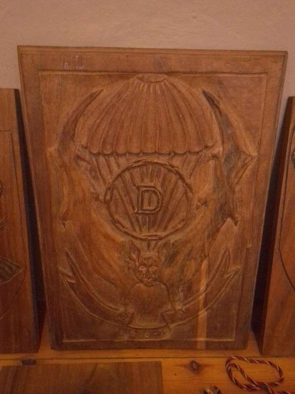 SA Parachute Battalion (1978 - 79) Wooden Plaques + Boer War Era Clay Plaque