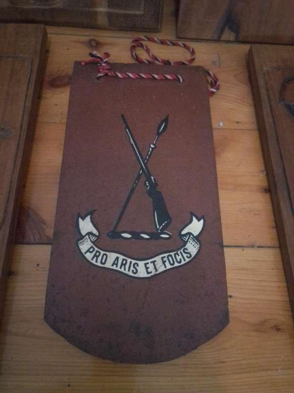 SA Parachute Battalion (1978 - 79) Wooden Plaques + Boer War Era Clay Plaque