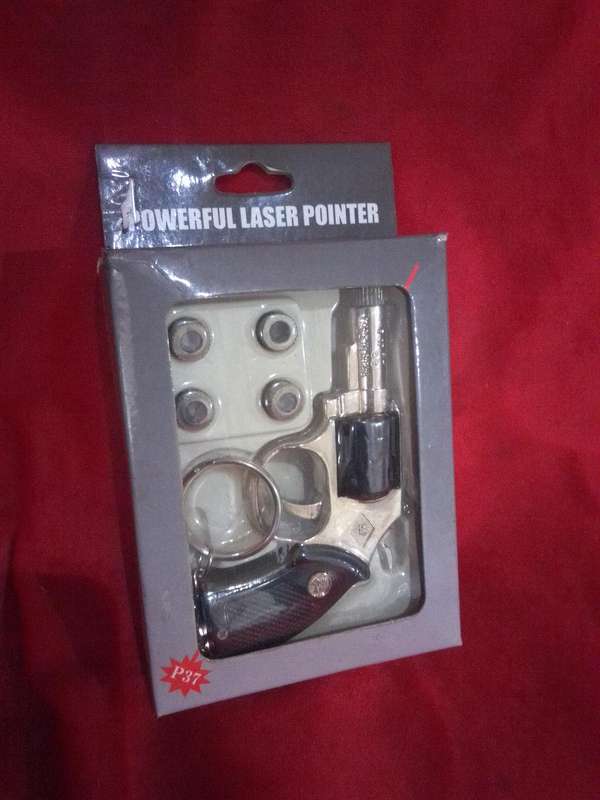 P37 Powerful Laser Pointer with attachments (Working)
