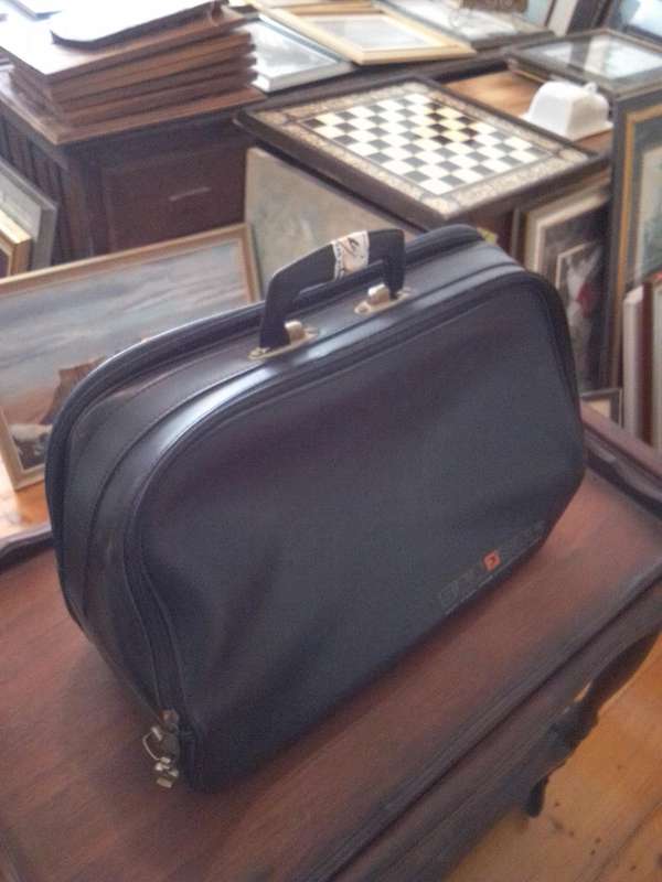 Rare 80's SAA / SAL 'Captains' Leather Hand Luggage / Carry Bag
