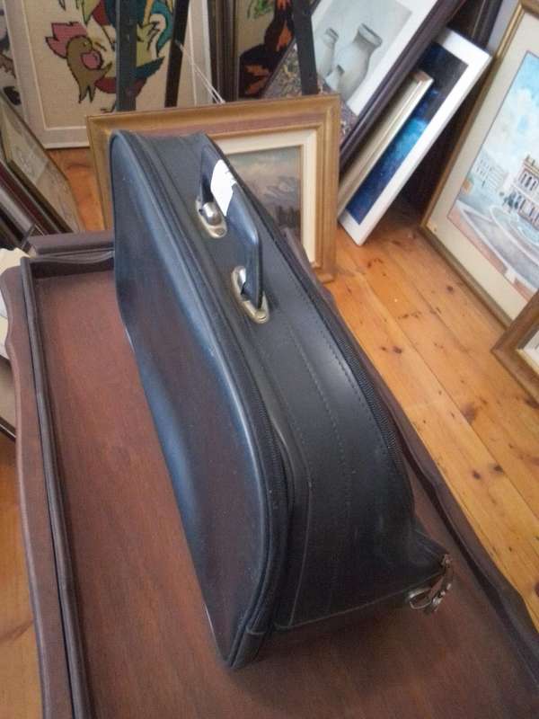 Rare 80's SAA / SAL 'Captains' Leather Hand Luggage / Carry Bag