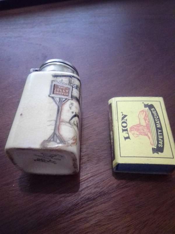 Art Deco Lancaster Sandland 'The Jolly Drover' Mustard Pot