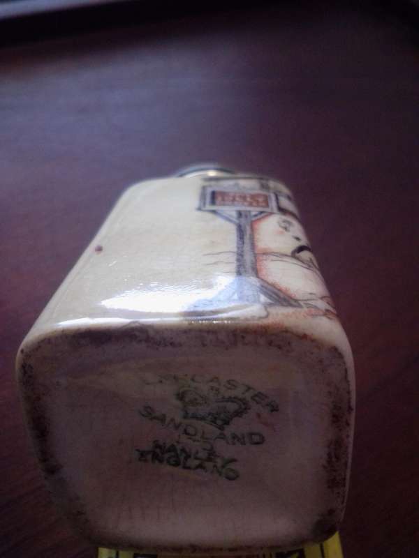 Art Deco Lancaster Sandland 'The Jolly Drover' Mustard Pot