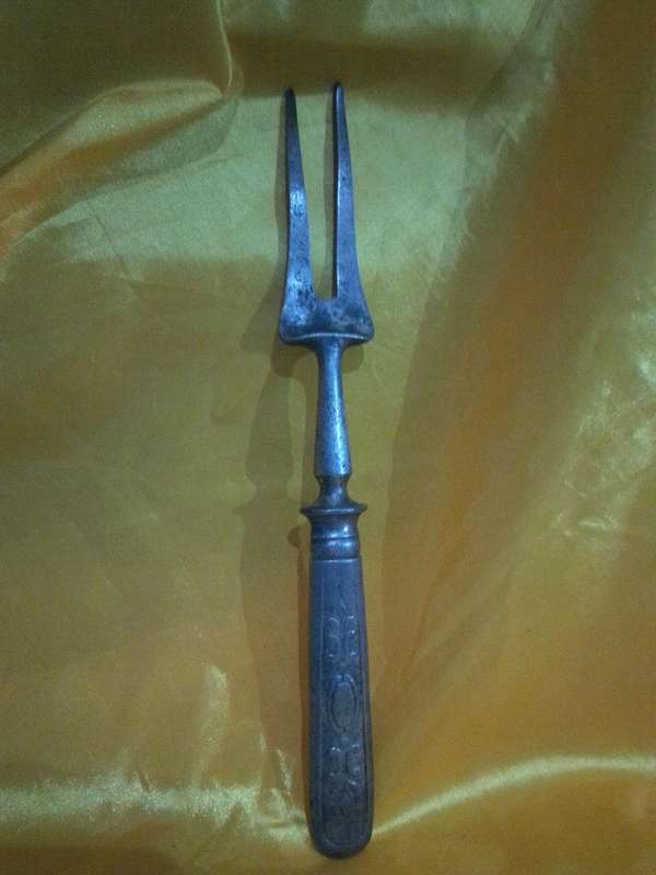 Victorian Iron Forged Carvery Fork