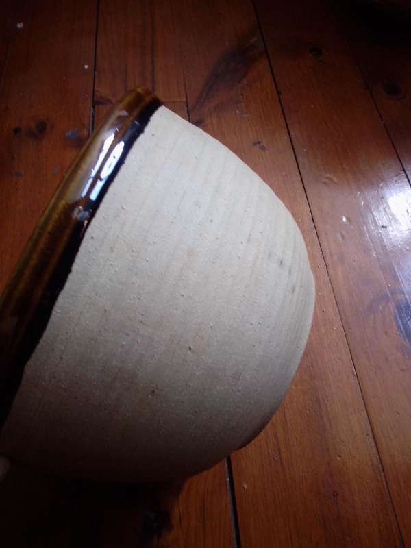 HH Pottery Large Stoneware Glazed Mixing Bowl