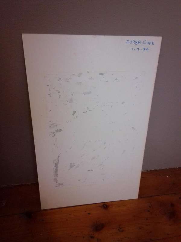 1989 Paul Revere Hardboard Cigarette Display