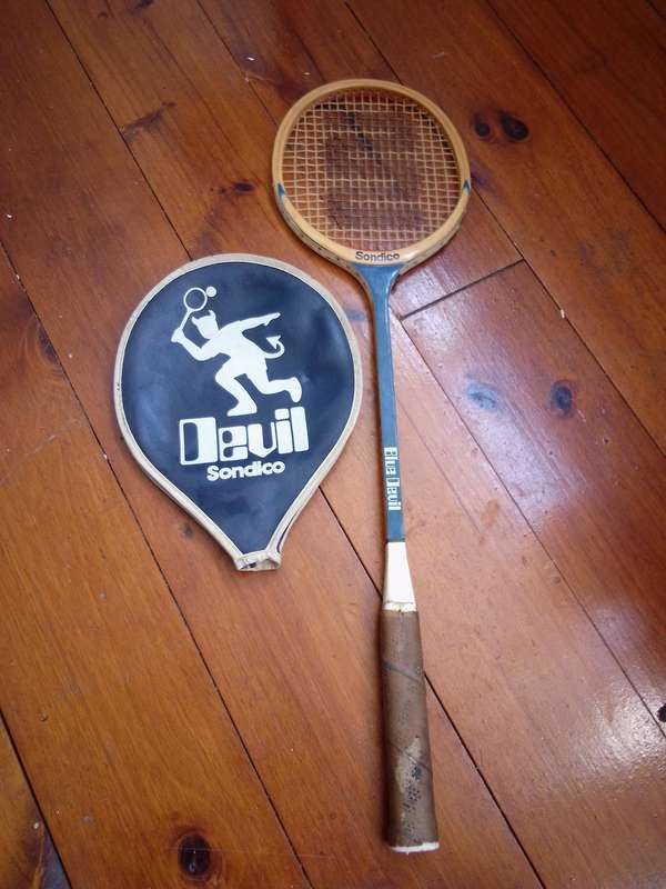 Vintage Sondico Blue Devil Squash Racket