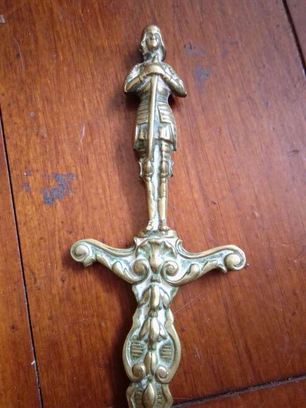 Vintage Brass Ornamental Dagger