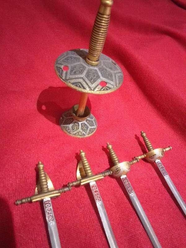 Vintage Toledo Miniature Swords
