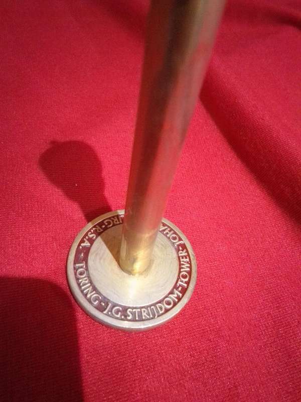 Retro Brass Souvenir - J.G. Strydom Tower Johannesburg