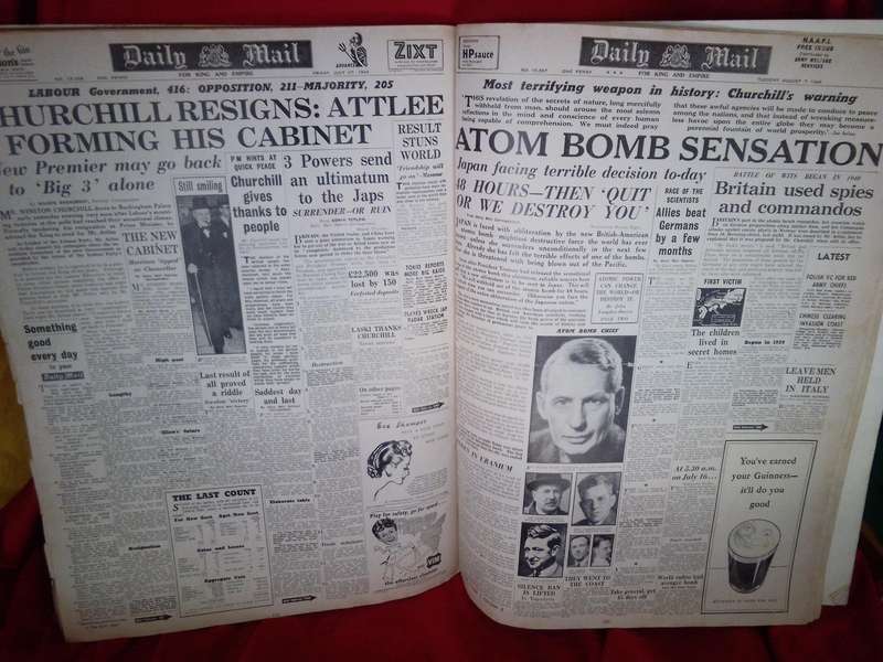 The War Despatches 'Daily Mail' 1939 - 1945 (1977 Large Softcover)